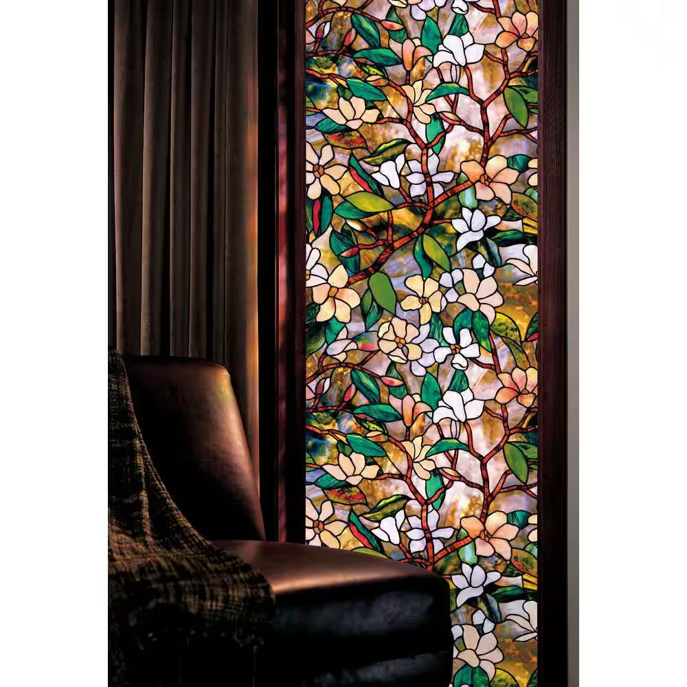 24 In. X 36 In. Magnolia Decorative Window Film