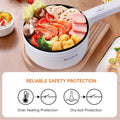 Hot Pot Electric,700W Non-Stick Portable Hot Pot.