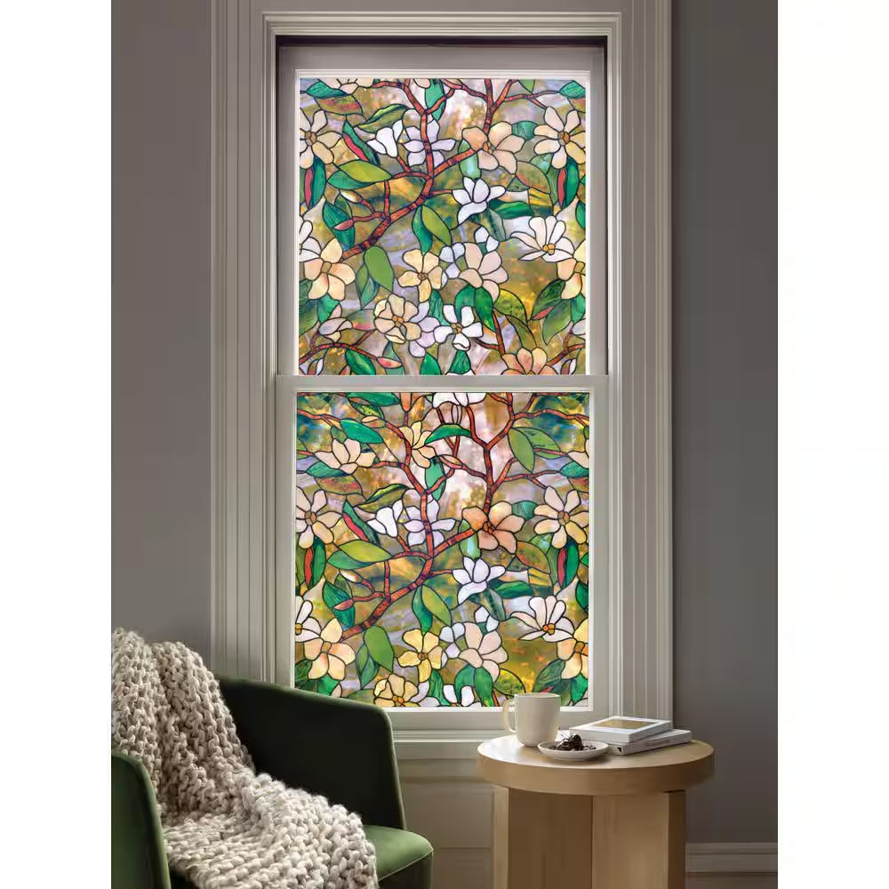 24 In. X 36 In. Magnolia Decorative Window Film