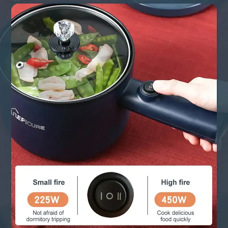 Mini Electric Cooker Multifunctional Portable Hot Pot! DOUBLE LAYERED!