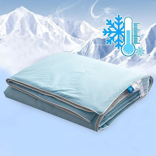 Air Condition Comforter Lightweight Cooled Summer Quilt with Double Side Cool