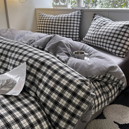 Nordic Modern Bedroom Bed Sheet better than hotel feel