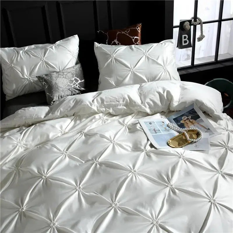 Luxury Silk Bedding Set 1 duvet and 2 pillow cases