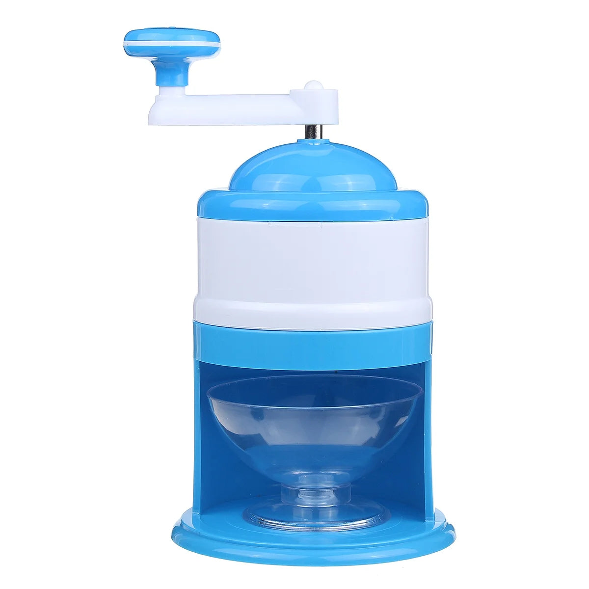 Portable Manual Ice Shaver Shredding Machine Snow Cone Maker Fruit, Snow Cone Maker, Shredding Machine-Blue