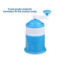 Portable Manual Ice Shaver Shredding Machine Snow Cone Maker Fruit, Snow Cone Maker, Shredding Machine-Blue