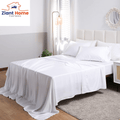 Luxurious white bamboo cooling sheets set with 16