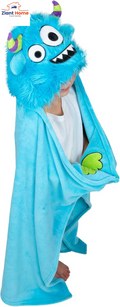 Lazy One Wearable Hooded Blanket for Kids, Animal Hooded Blanket (Shark Blanket)