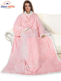 Catalonia Sherpa Wearable Blanket with Sleeves Arms