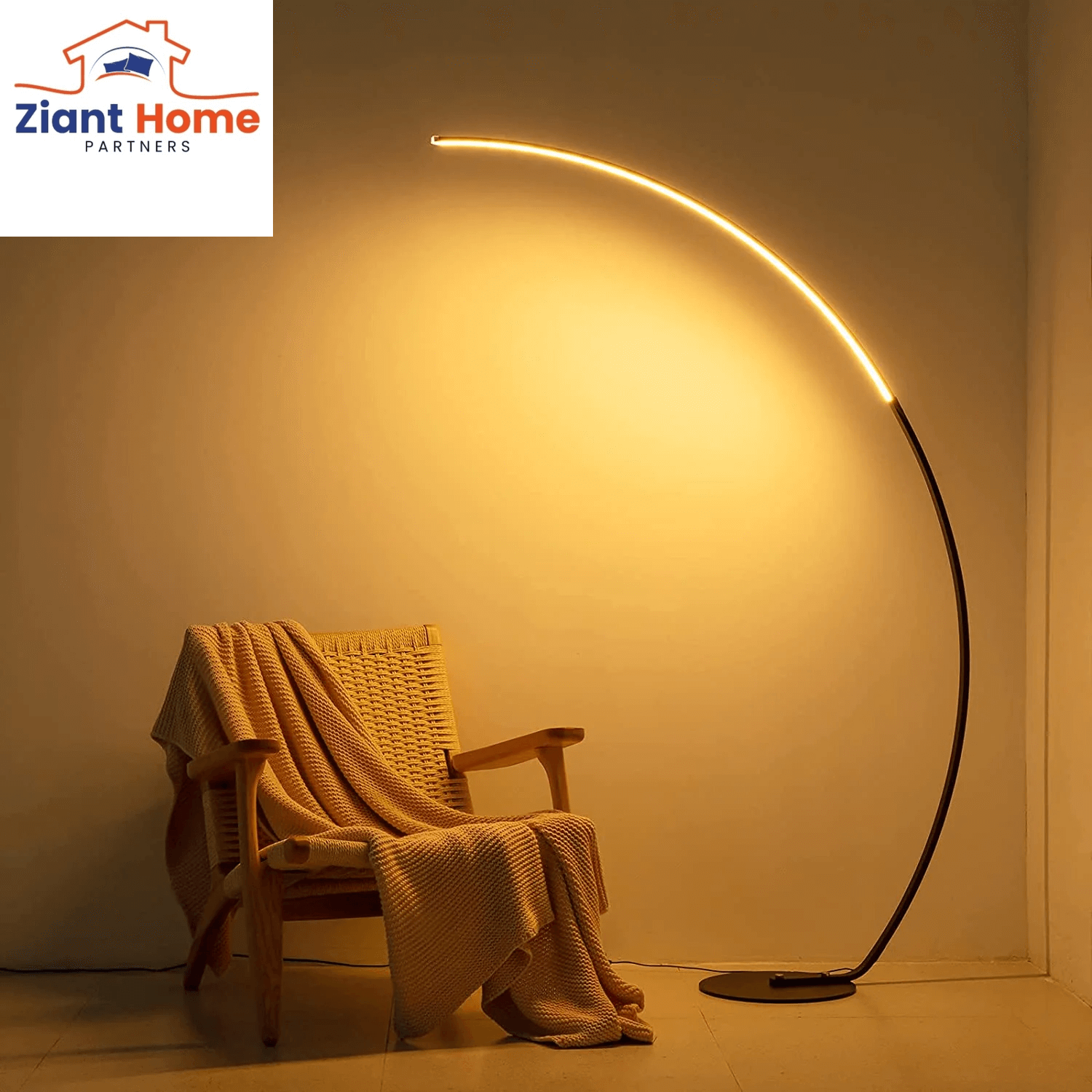 Ziantful Modern Curve Floor Lamp | New Version