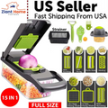 14 -In-1 Vegetable Fruit Chopper Cutter Food Onion Veggie Dicer Slicer Kitchen