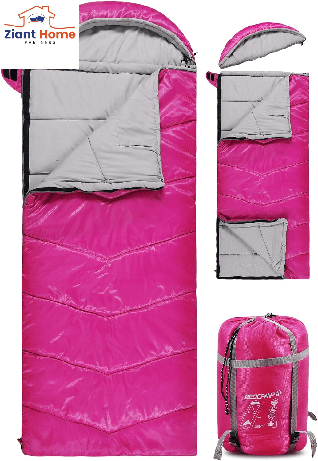 REDCAMP Kids Mummy Cozy Sleeping Bag 