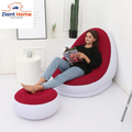 Inflatable Lazy Sofa Deck Chair & Foot Stool 2 PC Set