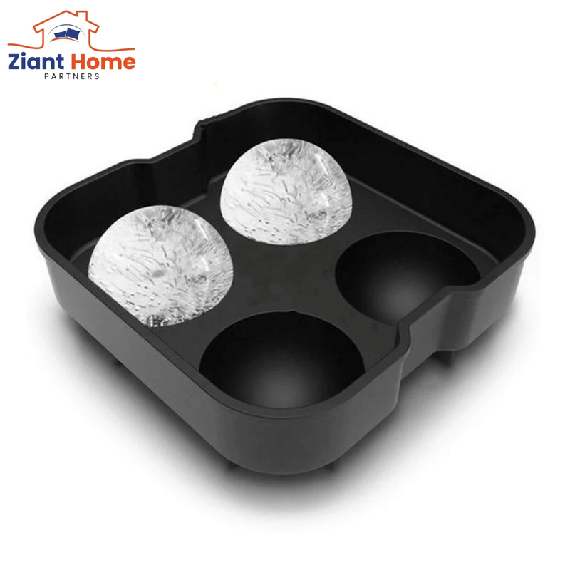 Whiskey Ice Cube Maker Ball Mold Mould Brick round Bar Accessiories High Quality Black Color Ice Mold Kitchen Tools