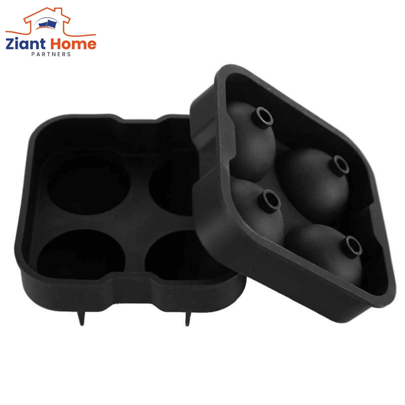 Whiskey Ice Cube Maker Ball Mold Mould Brick round Bar Accessiories High Quality Black Color Ice Mold Kitchen Tools