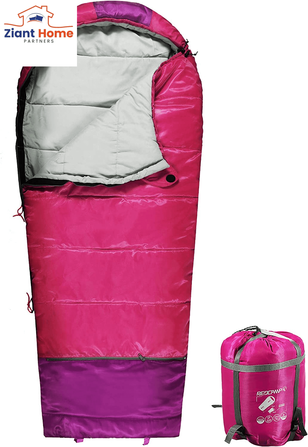 REDCAMP Kids Mummy Cozy Sleeping Bag 