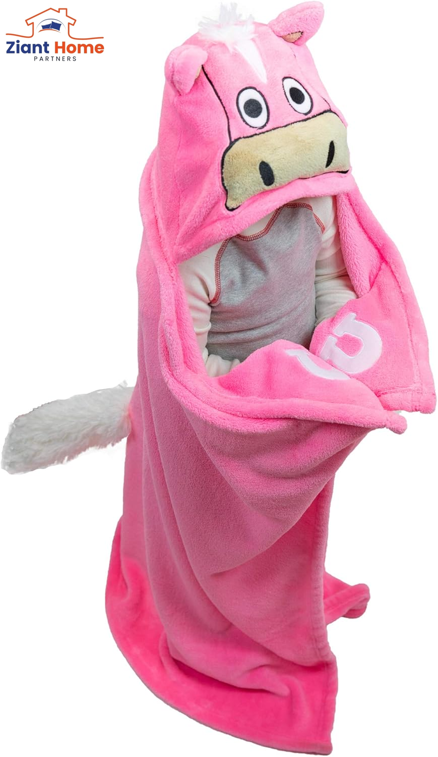 Lazy One Wearable Hooded Blanket for Kids, Animal Hooded Blanket (Shark Blanket)